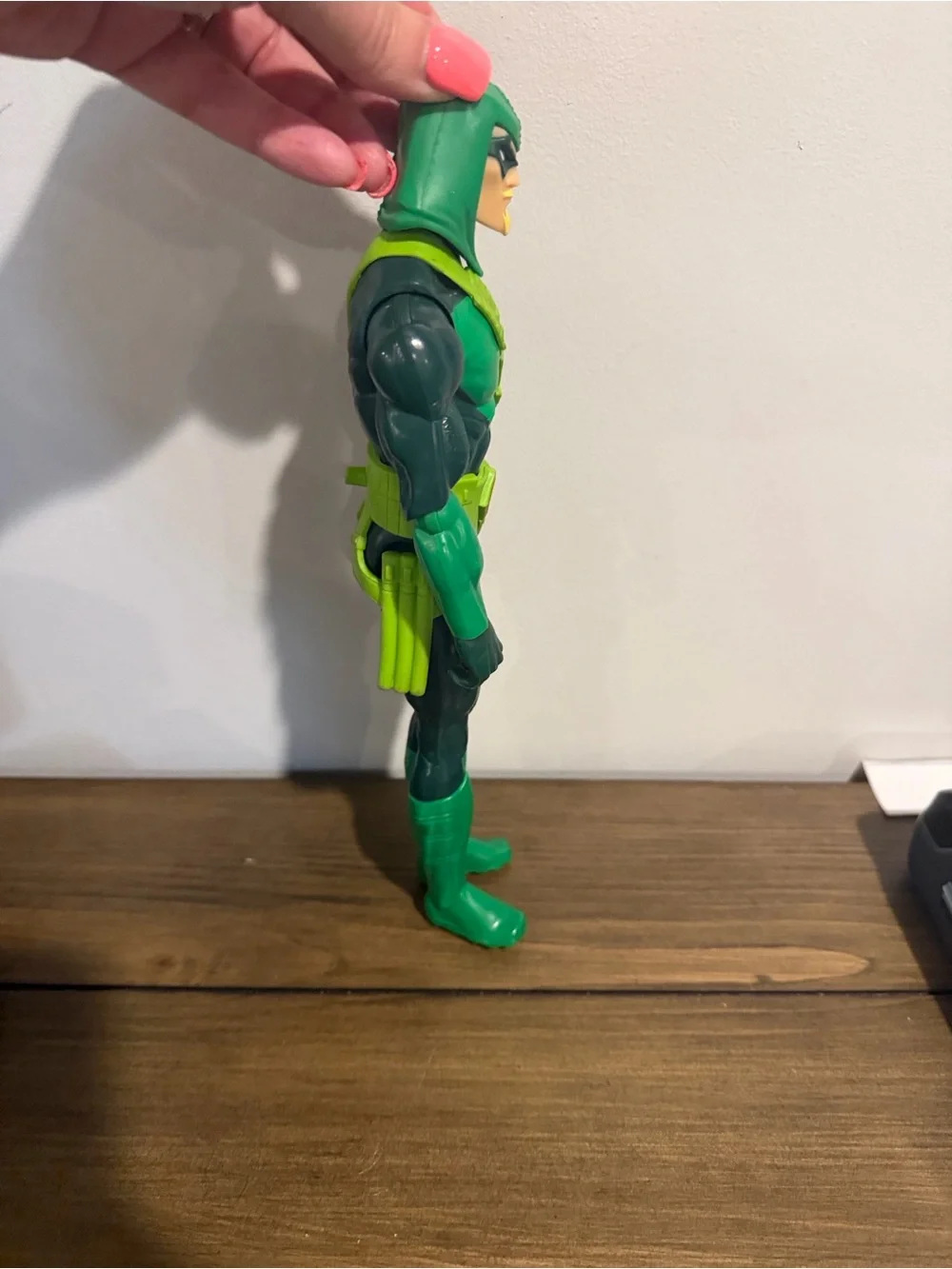 Green Arrow 12” action figure with belt by Mattel